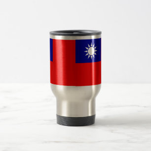 Taza De Viaje Mug de viajes con bandera de Taiwán