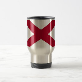 Taza De Viaje Mug de viajes con bandera del estado de Alabama -