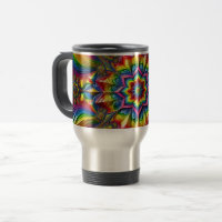 Mug de viajes con diseño de colores LGBTQ