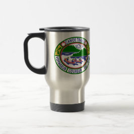 Taza De Viaje Mug de viajes con patines de entrenamiento de pist