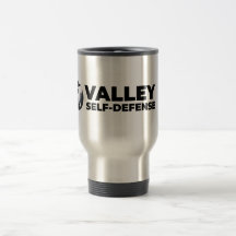 Mug de viajes de autodefensa en el valle