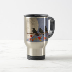 Taza De Viaje Mug de viajes de Cosecha Crows