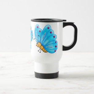 Taza De Viaje Mug de viajes de mariposa por SRF
