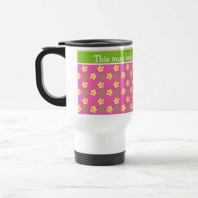 Taza De Viaje Mug de viajes en las primarias: Personalizar punto (Izquierda)