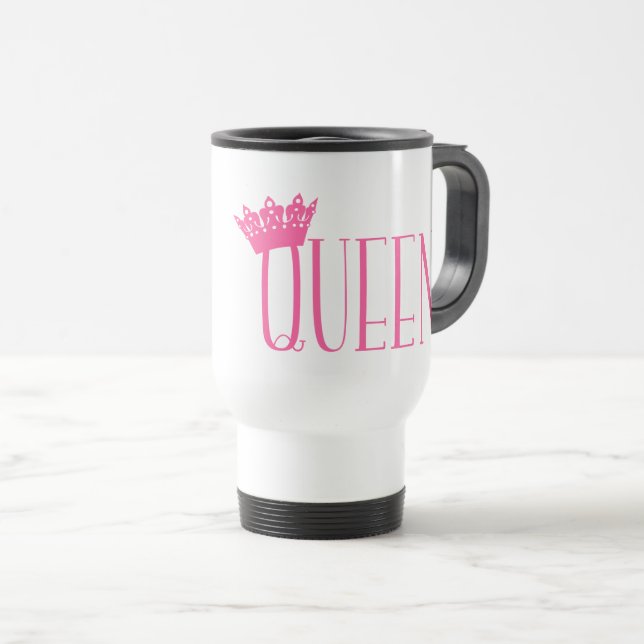 Taza De Viaje Mug de viajes "QUEEN" (Anverso derecho)