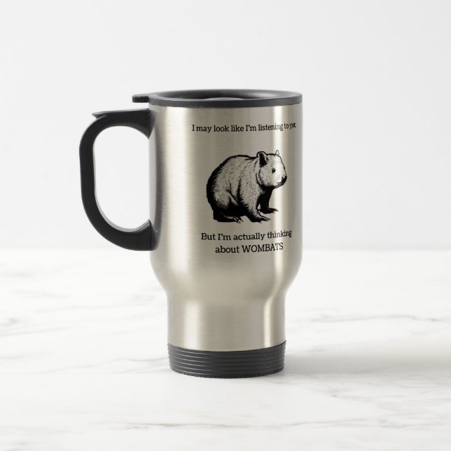 Taza De Viaje Mug de Wombat (Izquierda)