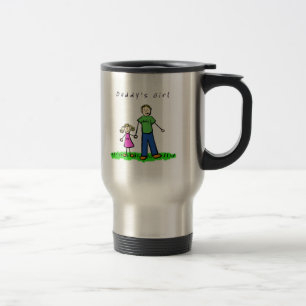 Taza De Viaje Mug del Chica de papá (rubio)