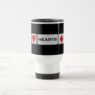 Taza De Viaje Mug del corazón - elegir estilo y color