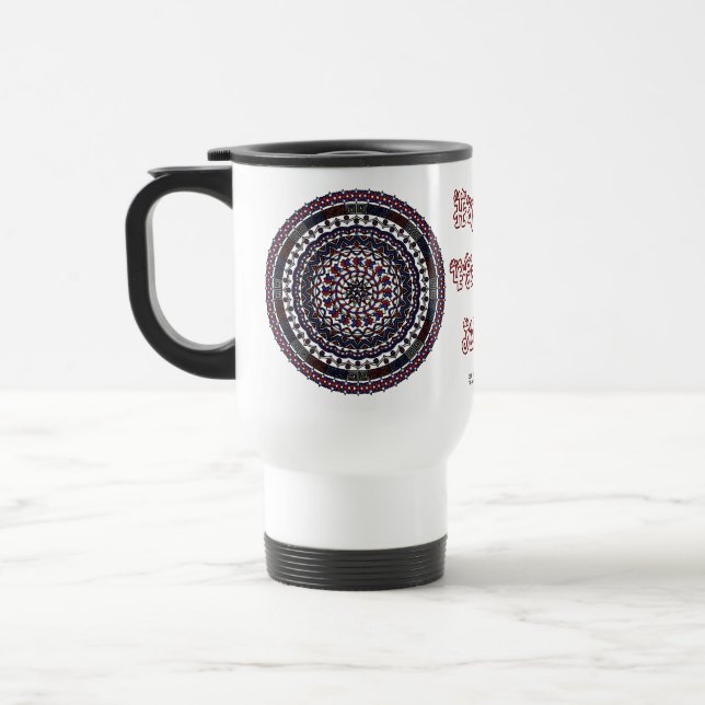 Taza De Viaje Mug del Día de la Independencia (Izquierda)