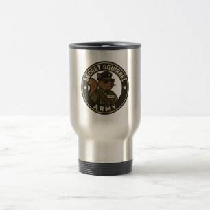 Taza De Viaje Mug del Ejército de la ardilla secreta