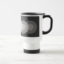 Mug - Dos círculos concéntricos repetidos