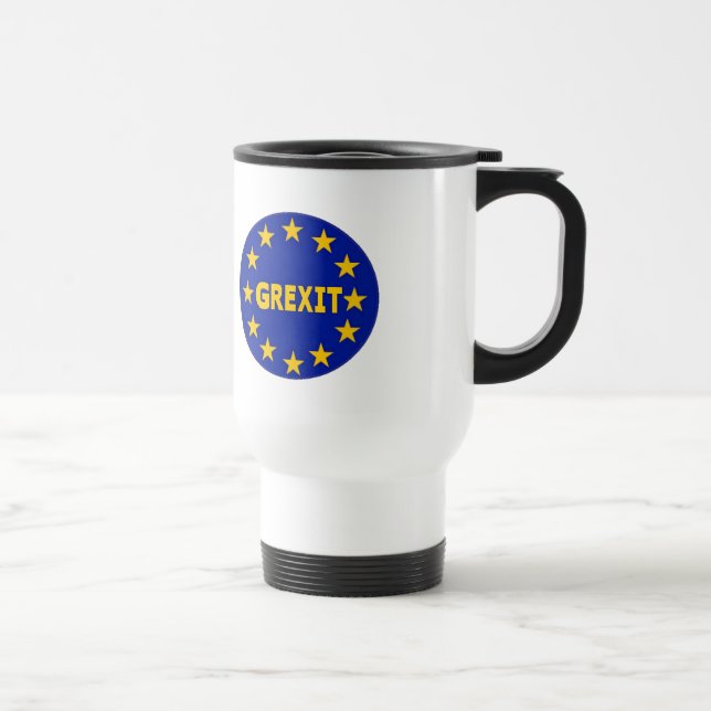 Taza De Viaje Mug EU Grexit (Derecha)