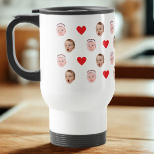 Taza De Viaje Mug facial, tazón fotográfico Personalizado, regal