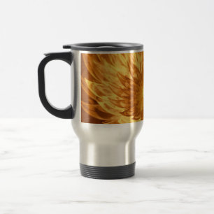 Taza De Viaje Mug Fantasy Flores amarillas