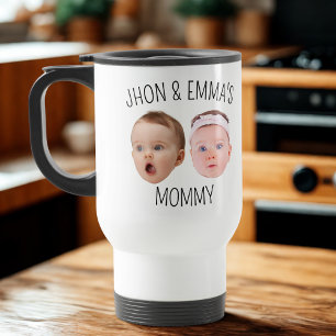 Taza De Viaje Mug fotográfica personalizada, regalo del Día de l
