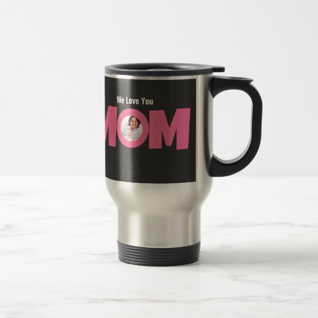 Taza De Viaje Mug fotográfico personalizado del día de la madre (Derecha)