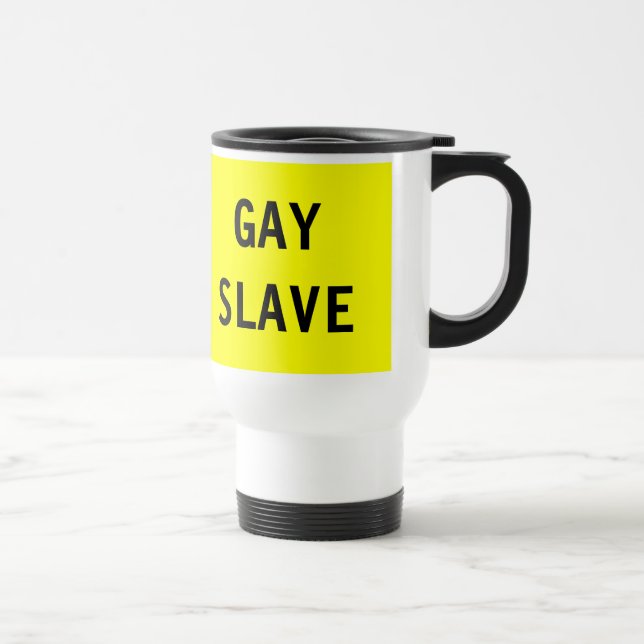Taza De Viaje Mug Gay Slave (Derecha)