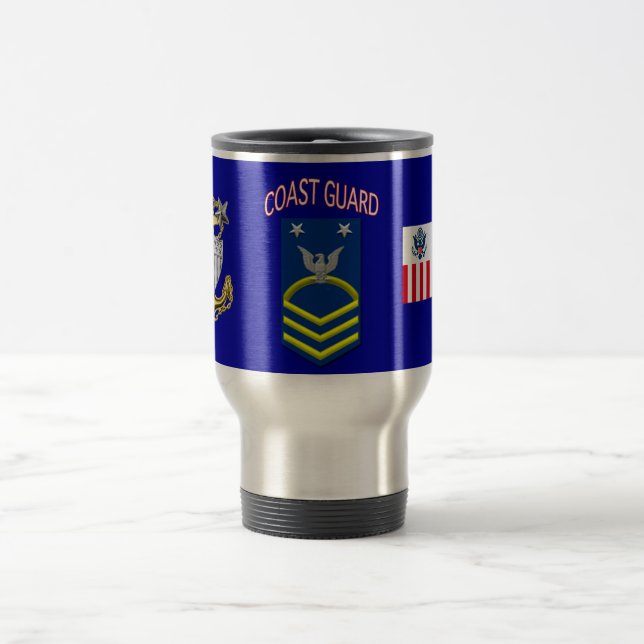 Taza De Viaje Mug. Jefe de la Guardia Costera (Centro)