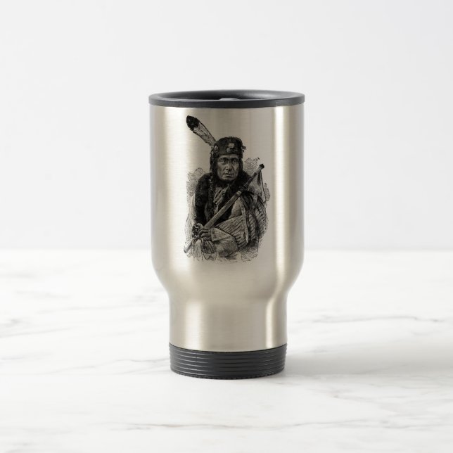 Taza De Viaje Mug Jefe Indio (Centro)