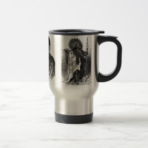 Taza De Viaje Mug Jefe Indio