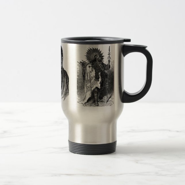 Taza De Viaje Mug Jefe Indio (Derecha)