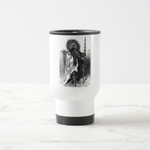 Taza De Viaje Mug Jefe Indio