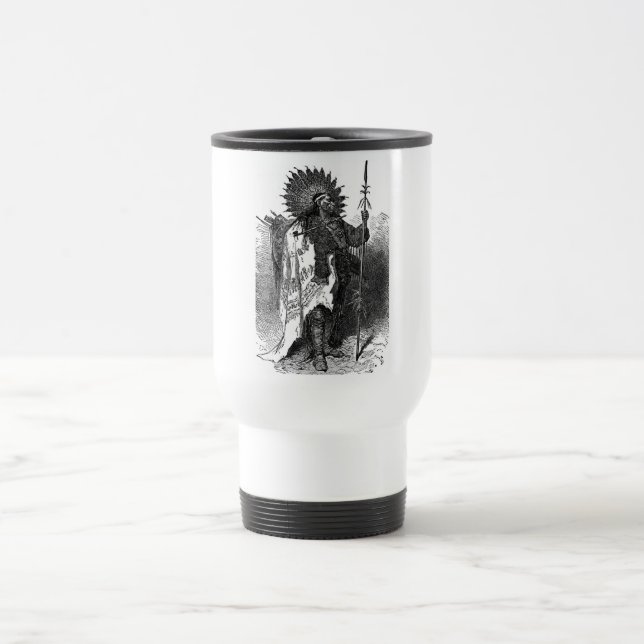 Taza De Viaje Mug Jefe Indio (Centro)