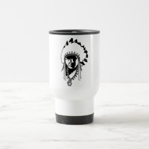 Taza De Viaje Mug Jefe Indio