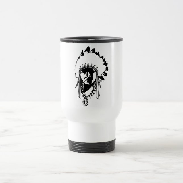 Taza De Viaje Mug Jefe Indio (Centro)