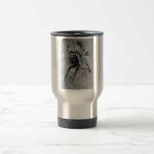 Taza De Viaje Mug Jefe Indio