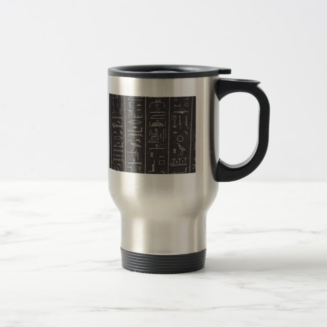Taza De Viaje Mug. jeroglíficos egipcios (Derecha)