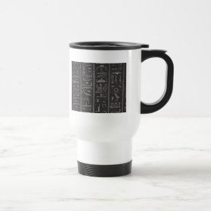 Taza De Viaje Mug. jeroglíficos egipcios