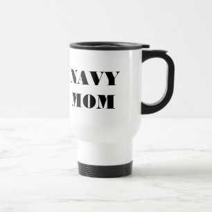 Taza De Viaje Mug Navy Mom