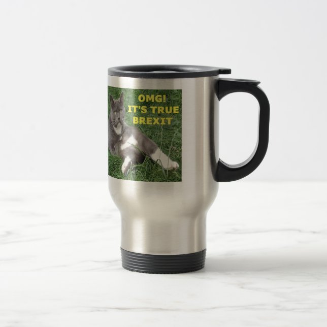 Taza De Viaje Mug OMG Su Verdadero Brexit (Derecha)