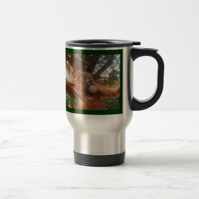 Taza De Viaje Mug, partidaria de la vida silvestre en la selva d (Derecha)