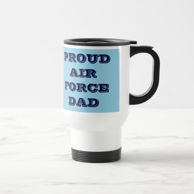 Taza De Viaje Mug Proud Air Force Dad (Derecha)