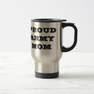 Taza De Viaje Mug Proud Army Mom