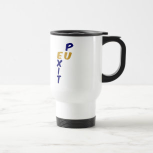 Taza De Viaje Mug PU EU Exit