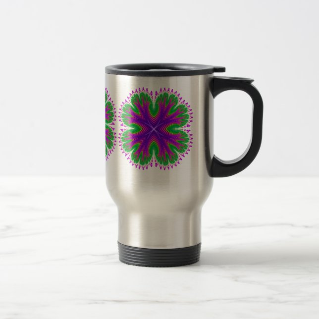 Taza De Viaje Mug térmico: Flor de luna antaria (Derecha)