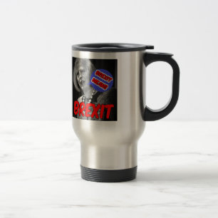 Taza De Viaje Mug Theresa May Brexit significa Brexit