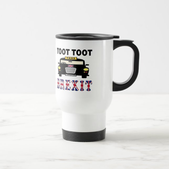 Taza De Viaje Mug Toot Toot Brexit (Derecha)