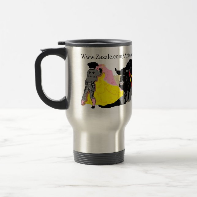 Taza De Viaje Mug Traveling & Termal: Matador Bull (Izquierda)