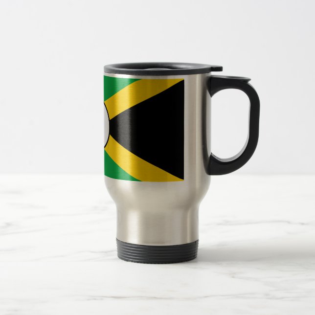 Taza De Viaje Mugre de bandera de Jamaica (Derecha)