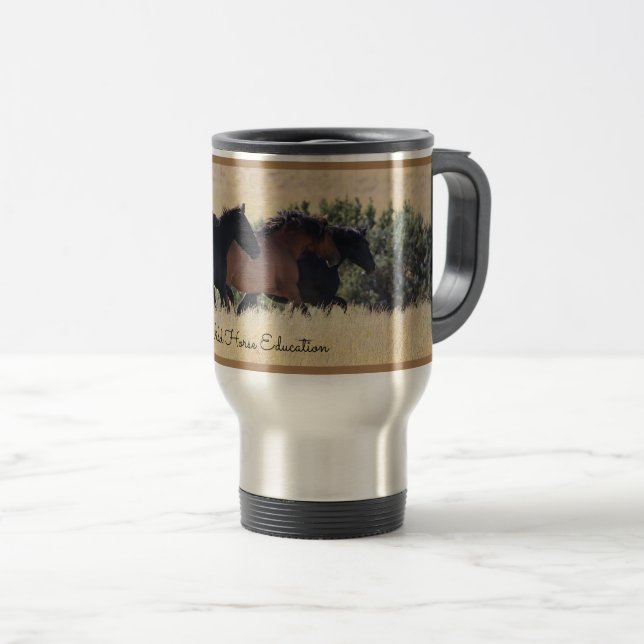 Taza De Viaje Mugre de caballo salvaje (Anverso derecho)