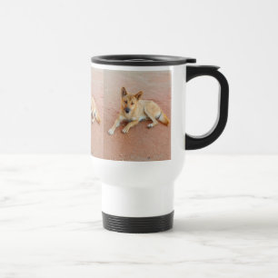 Taza De Viaje Mugre de dingo australiano