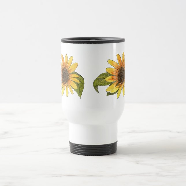 Taza De Viaje Mugre de girasol (Centro)