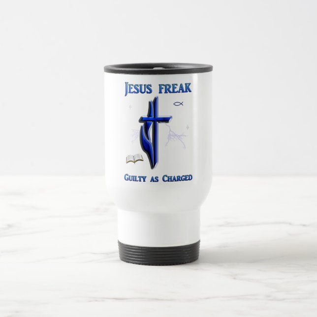 Taza De Viaje Mugre de Jesús Freak (Centro)