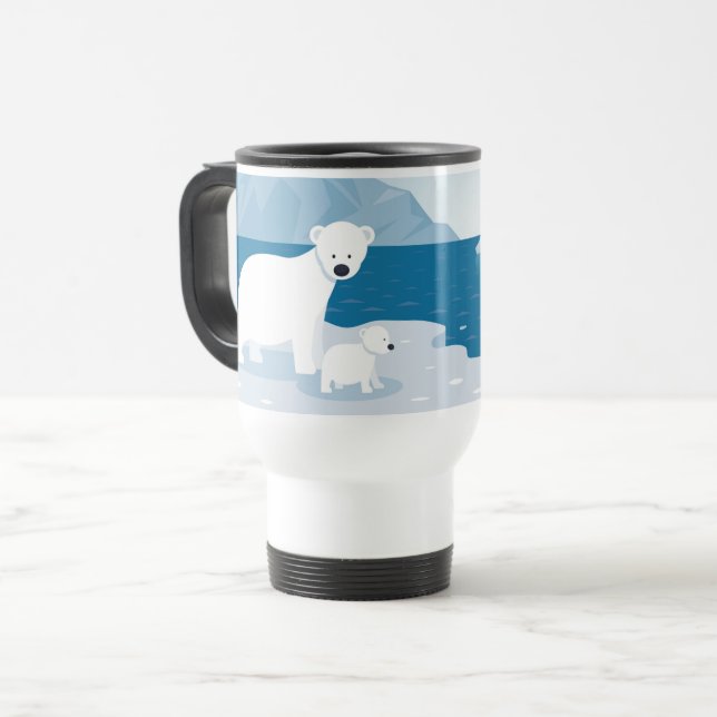 Taza De Viaje Mugre de oso polar (Anverso izquierdo)