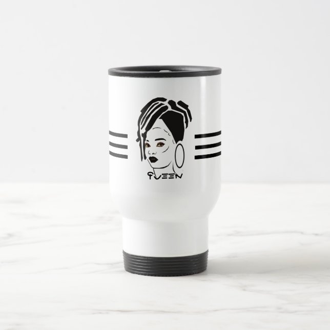 Taza De Viaje Mugre de reina africana de Guay (Centro)