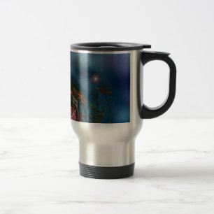 Taza De Viaje Mugre de viaje de fantasía de medianoche